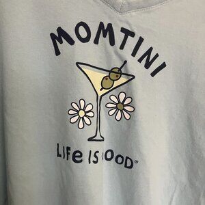 Life Is Good "Momtini" Short Sleeve Crusher Tee (Women's XXL)